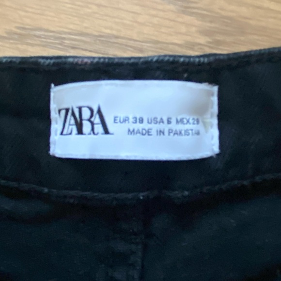 Zara black high rise jeans - Picture 3 of 3